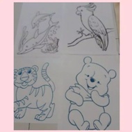 Dijual Tas Kanvas Lukis, Paket Mewarnai