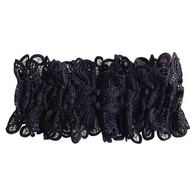 VENDI - Women's Belt Wide Corset Rubber Belt Korean Belt Big Obi "Lace" HT