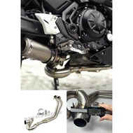 EXHAUST MANIFOLD PIPING FITTING 51MM EKZOS EXHAUST FULL SYSTERM Z650 NINJA650