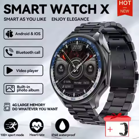 Smart Watch Men Women Smartwatch 2025 Bluetooth Connection Fitness Tracker for Vivo V19 V17 Neo V9 V