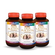 [Bundle of 3] Holistic Way Premium Deer Placenta Fresh 9000mg (60 Softgels x 3)