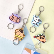 蠟筆小新伸縮易拉扣-伸縮證件夾 左衛門 小白 睡衣小新 鑰匙圈