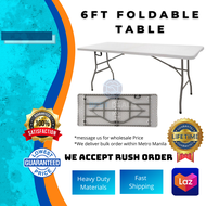 bestdeals 6ft (180cm) foldable table heavy duty lifetime use