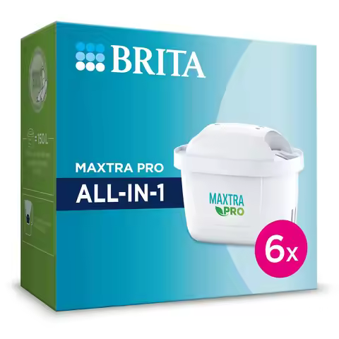 MAXTRA PRO Pure Performance Water Filter Cartridge - Original BRITA Refill reducing impurities, Chlo