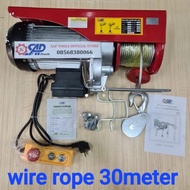PROMO- MINI ELECTRIC HOIST ELEKTRIK 1000KG WIRE ELECTRIC HOIST 1000 KG 1TON