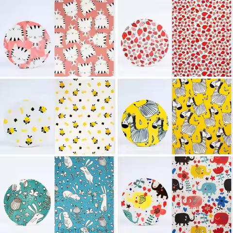 NEW Cartoon Pottery Clay Transfer Paper Animal Line Draft Underglaze Colored Flower Paper High Tempe