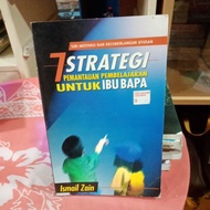 Family motivational book "7 learning monitoring strategies for moms and sisters" Author ismail zain
