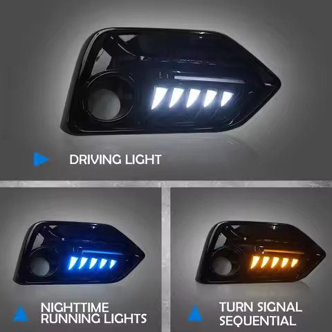 Auto LED Fog Light Front Bumper Reflector Lights For Honda Civic Hatchback 10th Gen Type R FK7 FK8 F