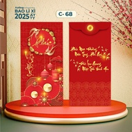 Combo of 50/100 lucky money envelopes, model 68, glossy paper c150