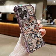 Case Redmi A5 4G A3 4G A3X A1+ A2+ A1 4G A2 4G 9C 10A 9A 9 9T 8 8A Pro 8A Cartoon Mickey splicing an