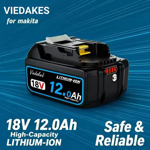 For Makita 18V Battery 12ah Replacement Battery 〓Compatible For Makita BL1830 BL1850 BL1840 BL1840B 