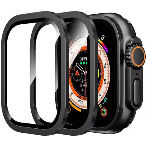 2PCS Tempered Glass Screen Protector For Apple Watch Ultra 2 Ultra2 49MM 49 MM Protective Flim Prote