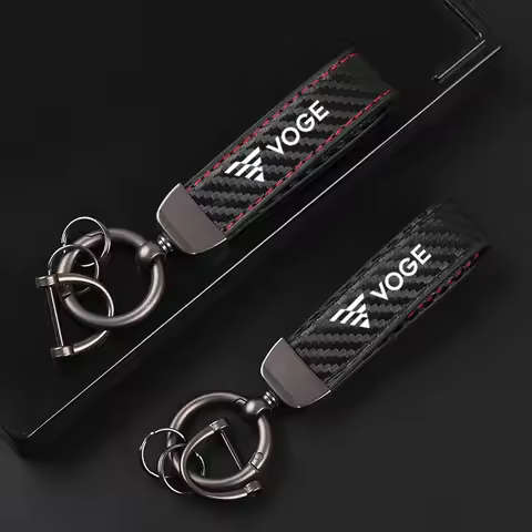 Carbon fiber motorcycle key chain key ring For VOGE DS525X 525R 300 Rally 300RR 250RR 500AC 650DS