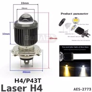 H4 Laser Hi - Low 18 Watt Led Bulb I H4 Laser Led Bulb V2273