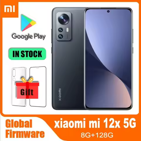 Global rom Global Version smartphone 5G Redmi Xiaomi 12X 67W Snapdragon 870 MIUI12.5 Curved screen F