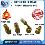 Adapter R22 to R410a Adapter R410a to R22 Charging Hose R134a R32 R22 R410a Manifold Gauge Gas Meter
