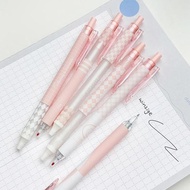 Winzige 6Pcs Cute Gel Pens 0.5Mm Aesthetic Retractable Gel Pens Mechanical Pens Black Ink Stationery