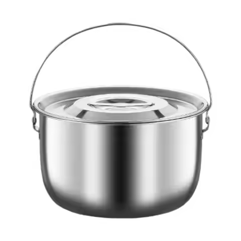 Cooking Pot Multipurpose Soup Pot Camping Pot for Cooking Commercial Camping