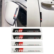 2/4pcs Car Door Protector Guard Strip Scratch Decoration For Toyota sport GR Sport C-HR RAV4 Avensis Prado Prius Auto Accessories