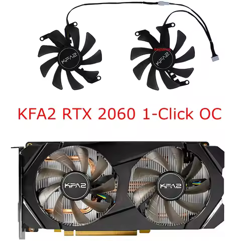 2Pcs/Set,FY09015M12LPA,TH9215S2H-PAA001,Video Cards Fan,For KFA2 GTX 1660 SUPER 1-click OC,For KFA2 