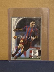 2005-06 Panini WCCF European Clubs Young Stars Lionel Messi FC Barcelona RC Rookie Foil Insert Card 