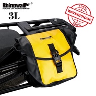 Rhinowalk F80 Waterproof Motorcycle Bag Rear Rack Seat Bag 3L