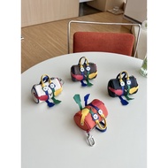 Donkey's House Bai Jingting Same Style Pillow Bag Pendant Robot with Zipper Keychain Mini High-Appea