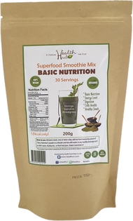 เบสิค ซุปเปอร์ฟู๊ด Basic Nutrition Superfood Smoothie Mix 200g (powder)