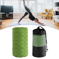 [Dynwave3] Yoga Towel with Storage Bag Mat Towel for Travel Fitness Home Gym