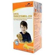 Axcel Paracetamol - 250 Orange 90ml UBAT DEMAM E:7/25 AXCEL PARACETAMOL 90ML pcm syrup axcel paracet