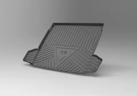 Car Trunk Mat For Citroen C3-XR C3 C4 C4L C5 C6 DS6 DS7 C-ELYSEE C5X TPE Waterproof Rubber Trunk Mat
