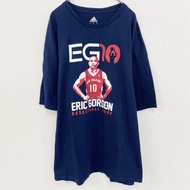 古著adidas埃里克·戈登NBA籃球短袖T卹，海軍藍，2XL碼