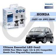 Philips New Ultinon Essential LED Bulb Gen2 6500K H4 Set for H/D Jazz GD 2001-2008