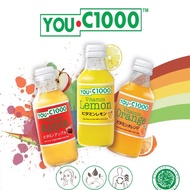You C1000 Vitamin C 1000mg Drink Orange/Lemon/Apple Flavour 140ml Makes Body Immune Stronger 增强抵抗力 打倒疫情 维他命C