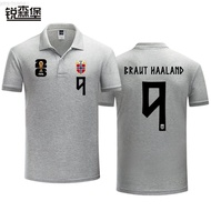 Braut Haaland Braut Haaland 2026 World Cup Pure Cotton T-shirt American Washed oversize Washed Short
