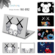 10-17 Inch Sesame Street Grumpy Bear Laptop Sticker Laptop Skin PVC Computer Decal Notebook Sticker Waterproof Scratch Resistant Suitable for Asus, HP, Dell, Acer, Lenovo