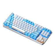 Tarantula F3087 Mechanical Keyboard 87-Key Gaming Gaming Green Black Tea Desktop Notebook Office rkr