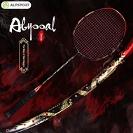 ALP QY Max 38LBS Golden Dragon Pattern 4U T1100 Badminton Racket High Quality Advanced Single Raket 