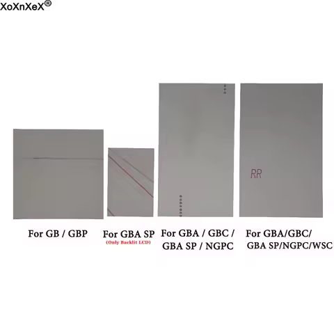 5PC For Gamboy GB GBP Polarized Polarizer Filter Film Sheet For GBA GBC GBASP NGP WSC Backlit Screen