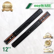 ecoWARE SW4508 Push & Open Full Extension Ball Bearing Drawer Slide With Soft Closing Drawer Slide R