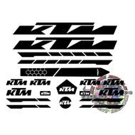 KTM Bike Frame Decals