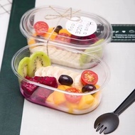 500ml Transparent Cake Box with Lid / Kotak Kek Tiramisu for Mousse Cake Cheese Cake Fruit Tiramisu 