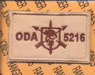 5th Special Forces Group Airborne SFGA ODA-5216 CTT DCU 3.75" Patch c/e