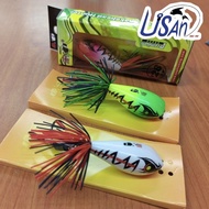 EXP 45MM HUNTER JUMP FROG WOOD FROG SPINNER BAIT