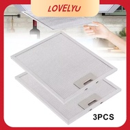 <Fast shipment> 3PCS Grease Filters For RANGEMASTER Cooker Hood Metal 300 x 250mm Silver Filter