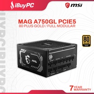 MSI MAG A750GL | A850GL | A1000GL PCIE5 Gold Full Modular ATX 3.0 Power Supply - 750W | 850W / 1000W
