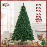 Christmas Tree 4/5/6/7/8/10 FT PVC High Quality Green Xmas Tree Decoration With Metal Stand
