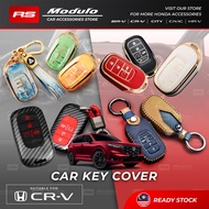 𝐊𝐄𝐘 𝐂𝐎𝐕𝐄𝐑 𝐂𝐎𝐌𝐁𝐎 Honda CRV 2025 2024 G6 Carbon Fiber Case Keychain Casing Holder Accessories Aksesori