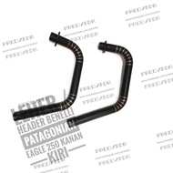 Benelli Patagonian Eagle 250 exhaust neck - Benelli Patagonian Eagle right exhaust header Kiri