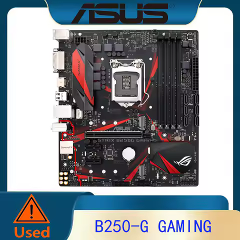ASUS Republic of Gamers Strix B250G Gaming LGA 1151 Micro-ATX Motherboard